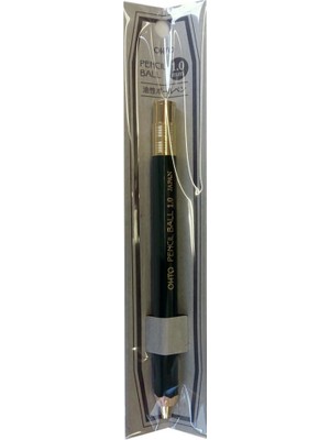 Ohto Pencil Ball 1.0 Wooden Serisi BP-680E-BK Siyah Tükenmez Kalem