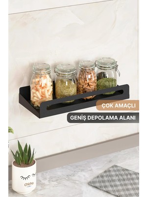 Chicho Home Çok Amaçlı Düzenleyici Baharatlık Mutfak Banyo Rafı Organizer
