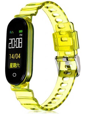 ZORE Xiaomi Mi Band 6 Krd-27 Uyumlu Kordon Zore - Sarı
