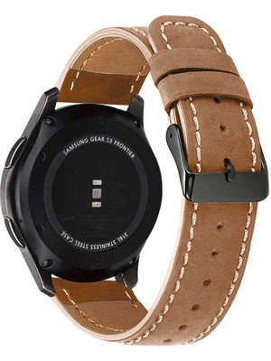 ZORE Huawei Honor Magic 2 46MM 22MM Uyumlu Krd-29 Deri Kordon Zore - Kahverengi