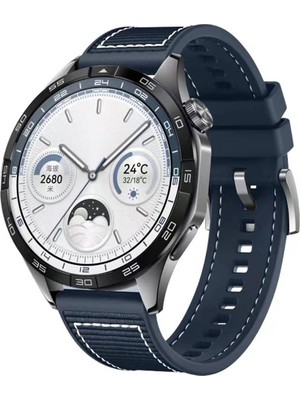 ZORE Gear S3 Uyumlu Zore - KRD-102 22MM Silikon Kordon-Mavi