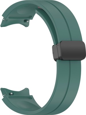 ZORE Galaxy Watch 5 44MM Uyumlu Krd-84 Uyumlu Kordon Zore - Koyu Yeşil