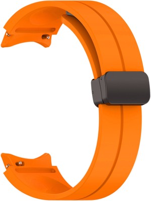 ZORE Galaxy Watch 5 44MM Uyumlu Krd-84 Uyumlu Kordon Zore - Açık Turuncu