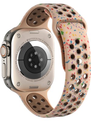 ZORE Watch 42MM Kordon Yeni Seri 2023 Krd-02 Uyumlu Strap Kayış Zore - Krem