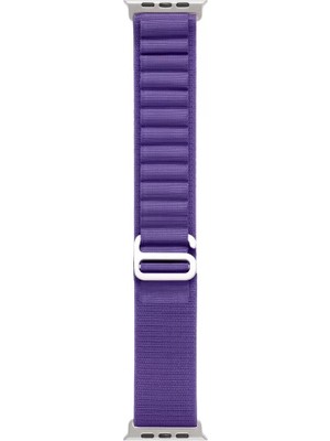 ZORE Watch Ultra 49MM Uyumlu Krd-74 Hasır Kordon Zore - Mor