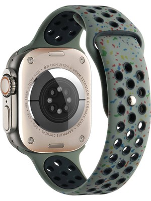 ZORE Watch 7 41MM Kordon Yeni Seri 2023 Krd-02 Uyumlu Strap Kayış Zore - Haki