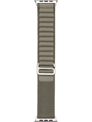 ZORE Watch Ultra 49MM Uyumlu Krd-74 Hasır Kordon Zore - Açık Yeşil