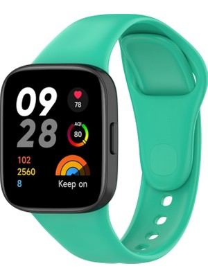 ZORE Xiaomi Redmi Watch 3 Uyumlu Krd-81 Uyumlu Kordon Zore - Turkuaz