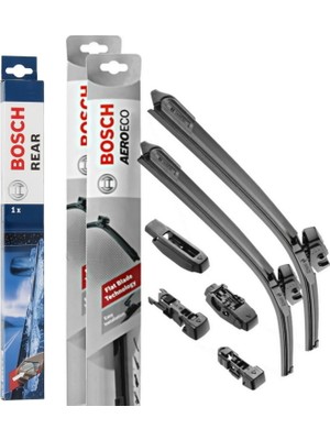 Bosch Vw T-Roc Ön Arka Silecek 2023-2025 Yüksek Performanslı 650mm 475mm 330mm Volkswagen Uyumlu Aeroeco-Rear A335H