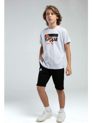 Kappa Erkek Çocuk Gri T-Shirt
