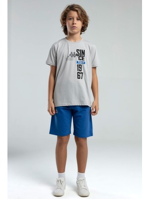 Kappa Erkek Çocuk Gri T-Shirt