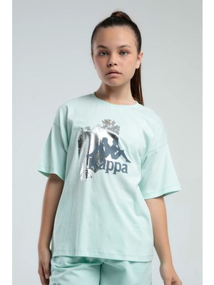 Kappa Kız Çocuk Yeşil Tişört