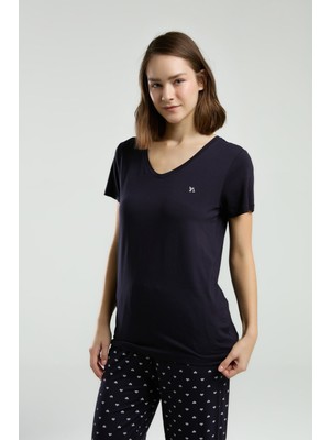 Arnetta Kadın Lacivert Kapri Takım