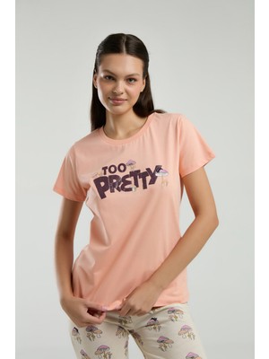 Rolypoly Kadın Turuncu Pijama Takımı