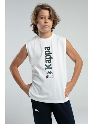 Kappa Erkek Çocuk Beyaz T-Shirt