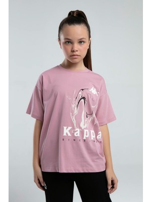 Kappa Kız Çocuk Pembe T-Shirt
