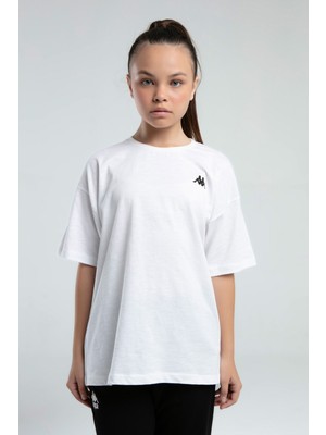 Kappa Kız Çocuk Beyaz T-Shirt