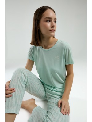 Pierre Cardin Kadın Yeşil Kapri Takım