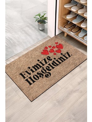 Monnhein Kalpten Hoş Geldiniz Kapı Önü Paspası