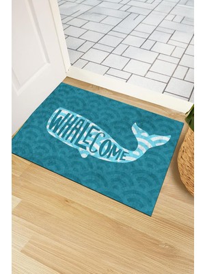 Monnhein Whale Come Kapı Önü Paspası