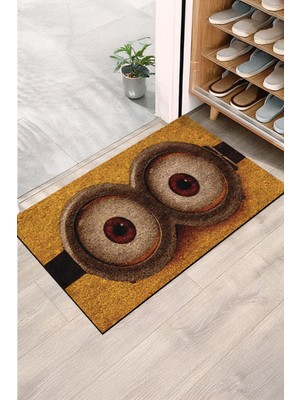 Monnhein Meraklı Kapı Önü Paspası