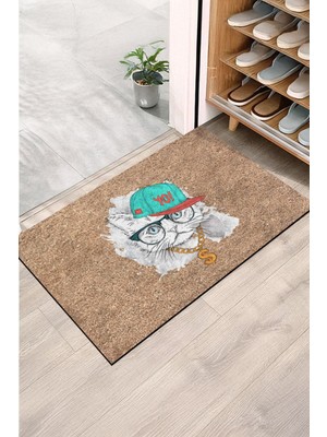 Monnhein Yo Cat Kapı Önü Paspası