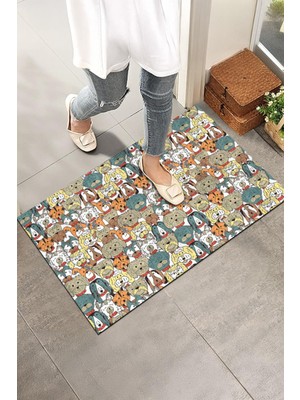 Monnhein Sevimli Patiler Kapı Önü Paspası