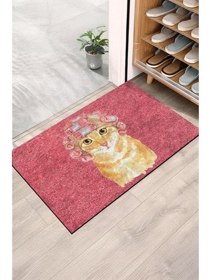 Monnhein Salon Kedisi Kapı Önü Paspası