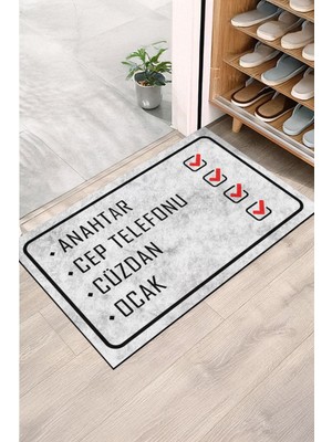 Monnhein Günlük Hatırlatma Kapı Önü Paspası