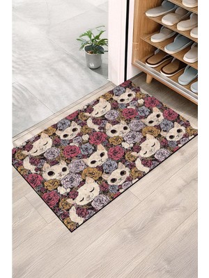 Monnhein Kedi ve Gül Kapı Önü Paspası