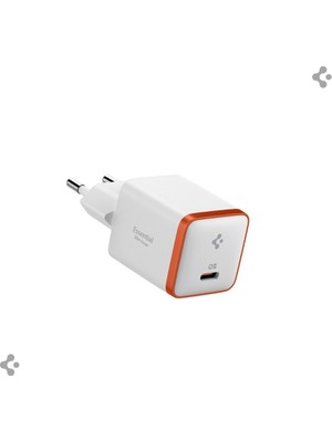 Spigen 30W USB-C Ultra Mini Hızlı Şarj Aleti PPS Super Hızlı Şarj GaN Pro Isı Düşürücü Güç Adaptörü Akım Koruma iPhone & Android & iPad & MacBook Type-C Beyaz - ACH08449 (Spigen TR Garantili)