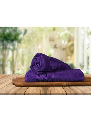 Bambu Havlu, %100 Organik, Bambu, Havlu Seti, 50X90 cm - 6'lı Paket, Premium, Ultra Yumuşak, Dekoratif