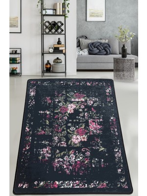 Chilai Home Espina Djt Yıkanabilir Kaymaz Taban Salon Halısı Mutfak Halısı Koridor Halısı 80 x 120