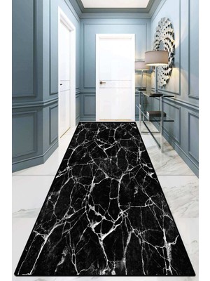 Chilai Home Marble Yolluk Halı Djt  Yıkanabilir,kaymaz Tabanlı Kesme Rulo Halı Yolluk 100 x 300