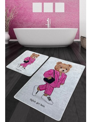 Chilai Home Boss Girl Banyo Halısı Djt 2 Li Set