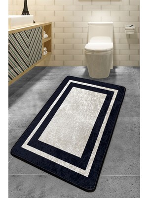 Chilai Home Black Frame 70X120 cm Banyo Halısı Djt