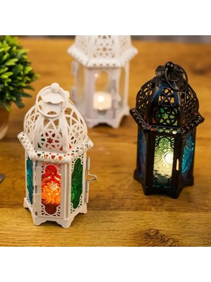 Zhuning Shop 1 Sarı Stil Gösterisi Olarak Klasik Rüzgar Feneri Cam Mumluk Demir Metal Duvar Lambası Dekorasyon Noel Cadılar Bayramı Led Işıklı Şamdan Lambası (Yurt Dışından)