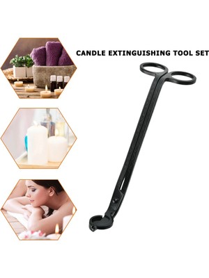 Zhuning Shop 1 Gül Altın Tarzı Mum Fitili Giyotin Paslanmaz Çelik Mum Veya Trim Fitil Kesici Snuffer Yuvarlak Kafa 17.5Cm Siyah Gül Altın Gümüş (Yurt Dışından)