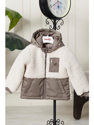 Benitto Kids Peluş Bebek Çocuk Mevsimlik Mont 51309