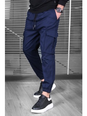 Serazat Erkek Kargo Pantolon Lastikli Paça Cüzdan Cepli Joger Pantolon