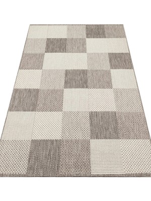 Eko Halı Mono Mno 01 Grey Kaymaz Tabanlı Jüt Dokulu Sisal Kilim