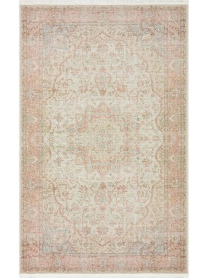 Eko Halı Elista Els 105 Cream Özel Kaymaz Tabanlı Yıkanabilir Pamuk Tabanlı Baskı Halı