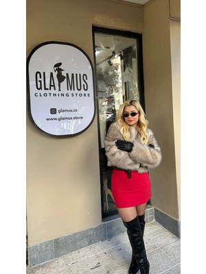 glam Mini A Kesim Etek Slim Fit