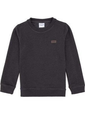 U.S. Polo Assn. Erkek Çocuk Antrasit Bisiklet Yaka Sweatshirt 50290642-VR006