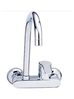 Hilal Duvardan Döner Borulu Mutfak Eviye Aplike Bataryası