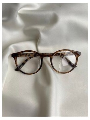 Vience Leopar Desenli Mavi Işık Korumalı Unisex Model