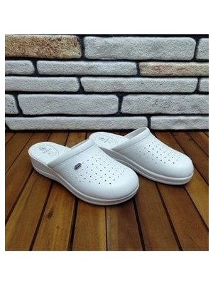 Ekofark Ayakkabı Gezer Ortopedik Sabo Terlik Aşçı Hemşire Iş Terliği Kısa Topuklu İnce Tasarım