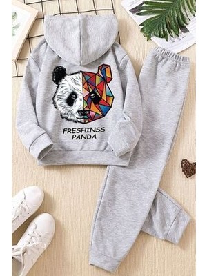 Kıds Çocuk Panda Eşofman Takımı