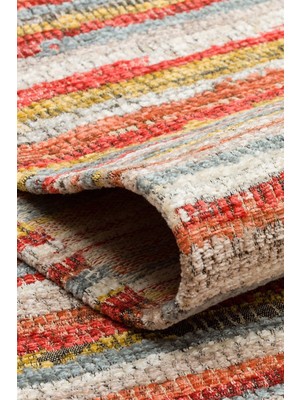 Eko Halı Eko Brooklyn Hasır Görünümlü Kaymaz Renkli Dokuma Modern Kilim BRK12