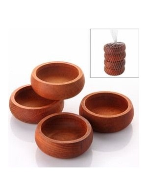 4 Lü Ahşap Çerezlik